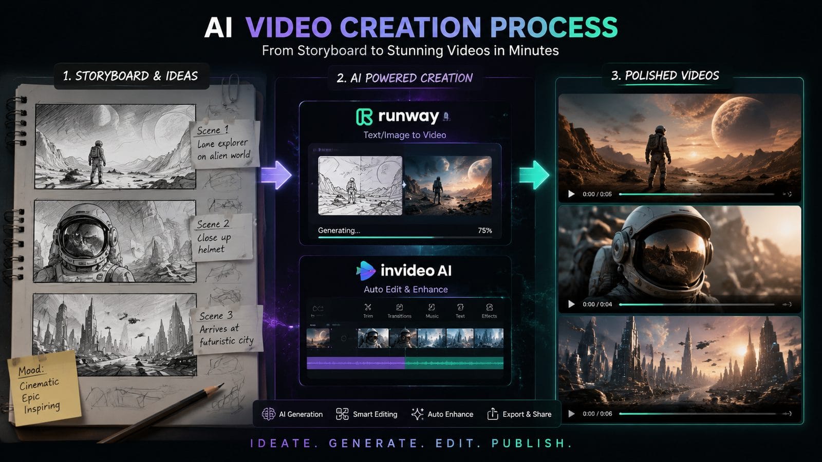 runway ml vs invideo for short videos workflow