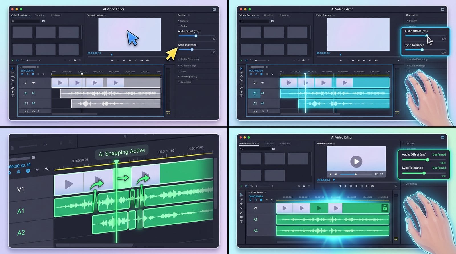 ai video not matching script timing workflow