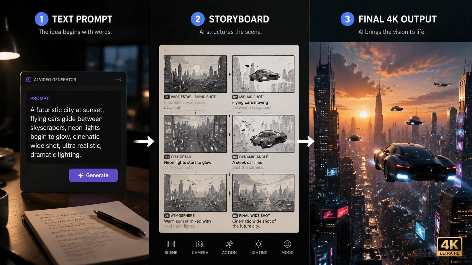 new ai video generation models workflow