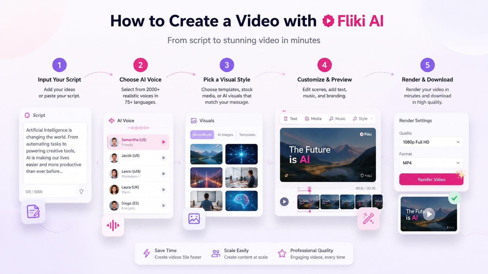 fliki ai video creator long-term review workflow