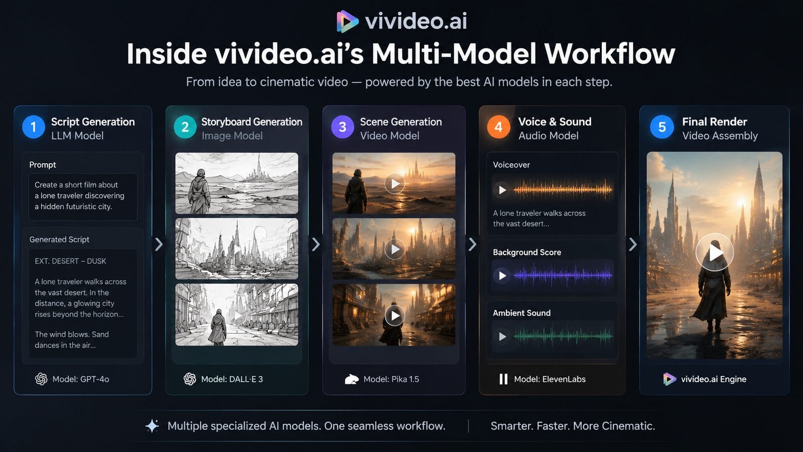 vivideo.ai multi-model workflow review workflow