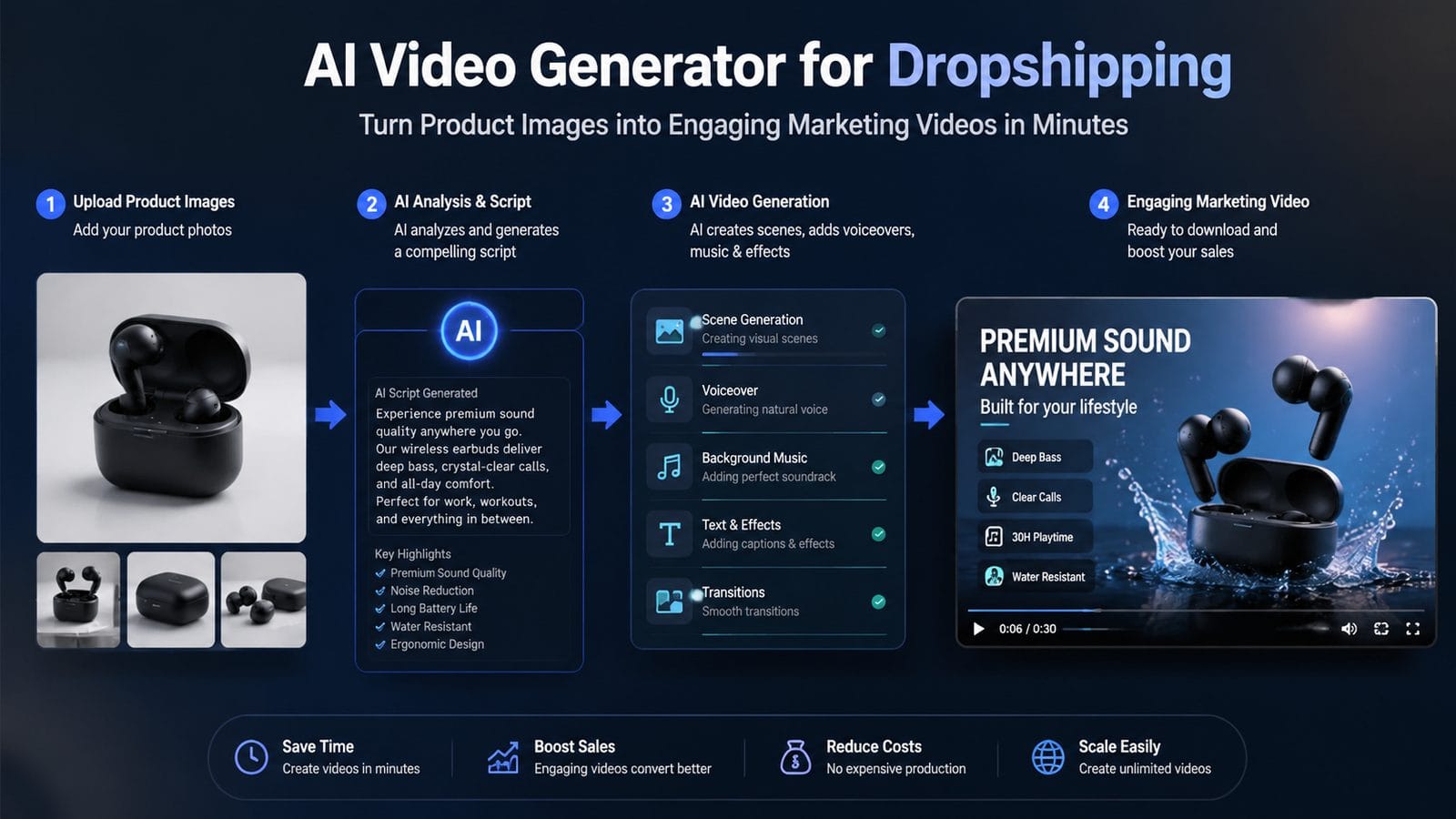 best ai video generator for dropshipping workflow