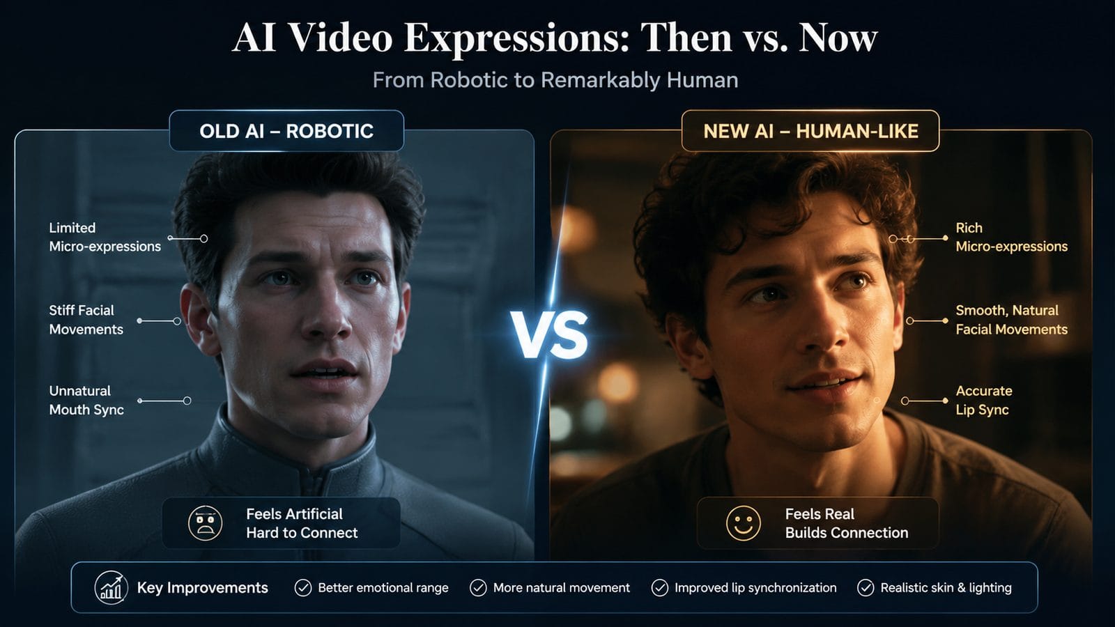 how to make ai videos with human-like expressions workflow