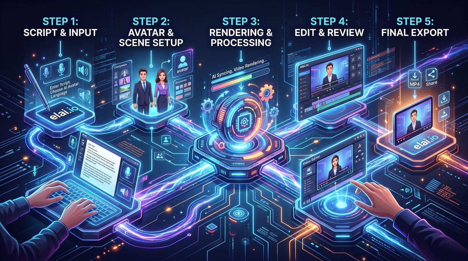 elai io review after creating 50 videos workflow
