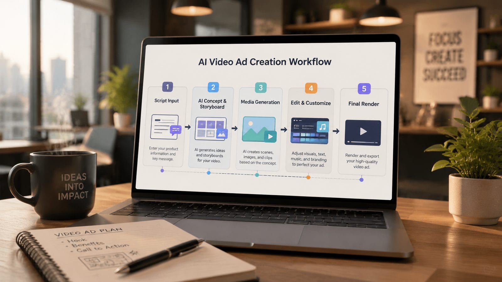 ai video solutions for local business ads workflow