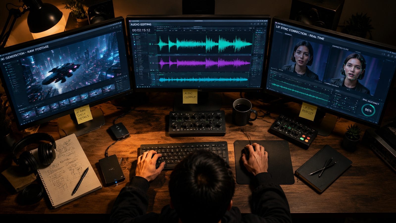 fixing lip sync issues in ai generated videos workflow