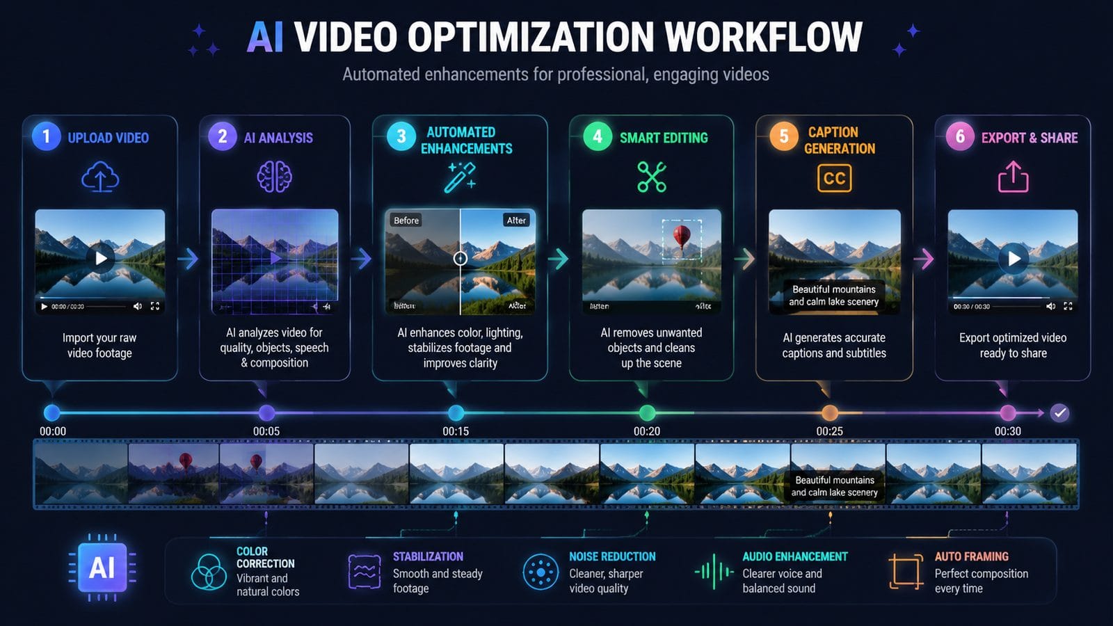 how to optimize videos using ai workflow