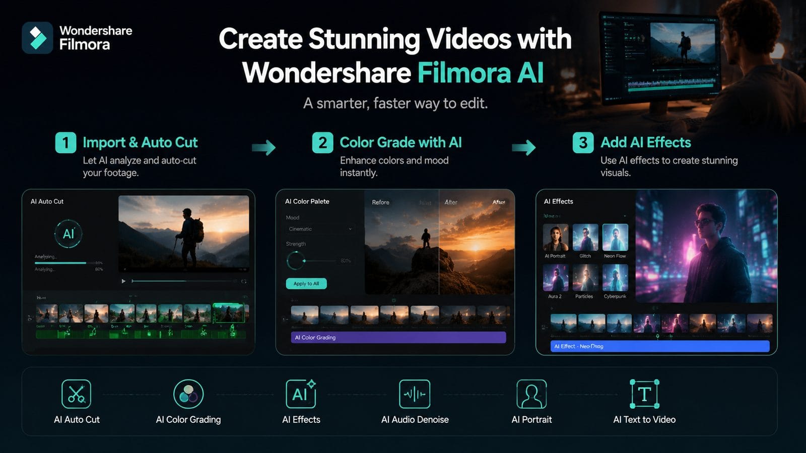 wondershare filmora ai review 2026 workflow
