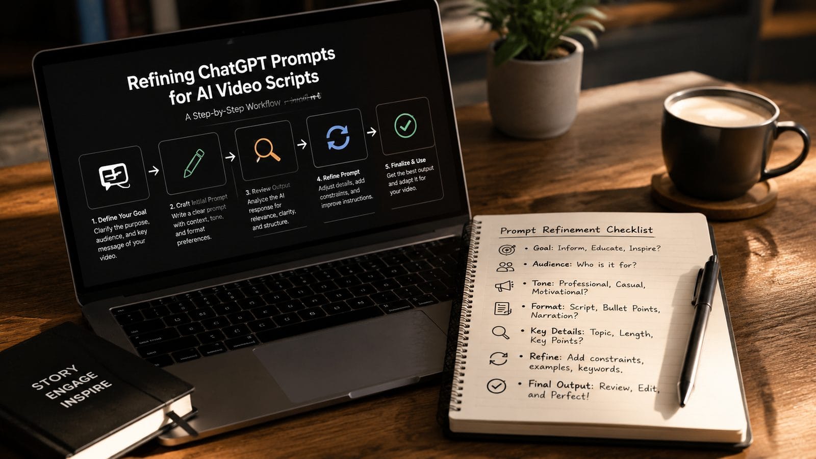 chatgpt prompts for better ai video scripts workflow