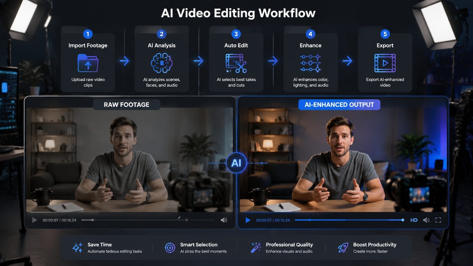 how to edit videos using ai 2026 workflow