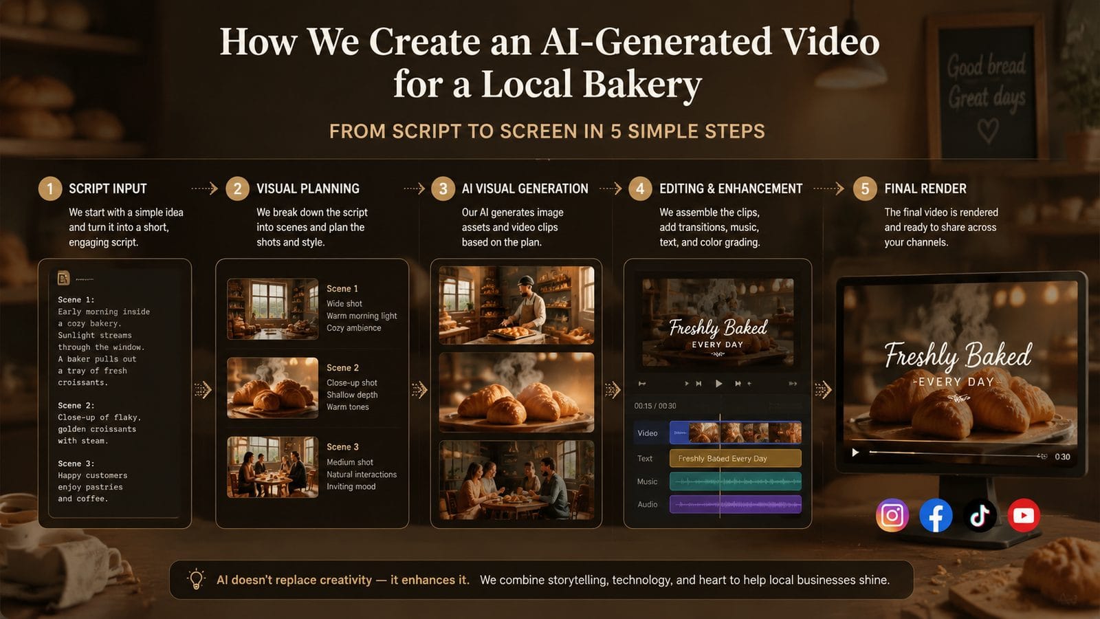 ai-generated videos for local businesses workflow