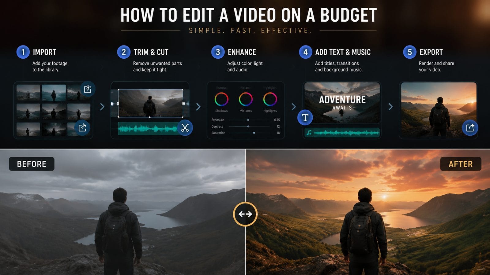 cheap alternatives to descript workflow