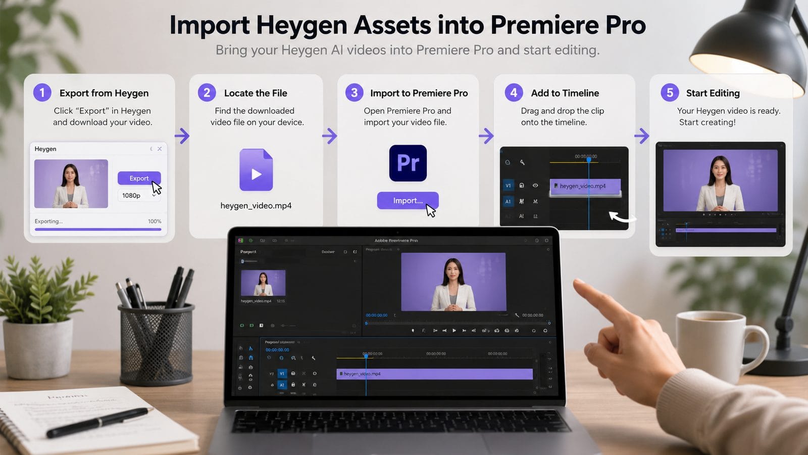integrating heygen with premiere pro workflow