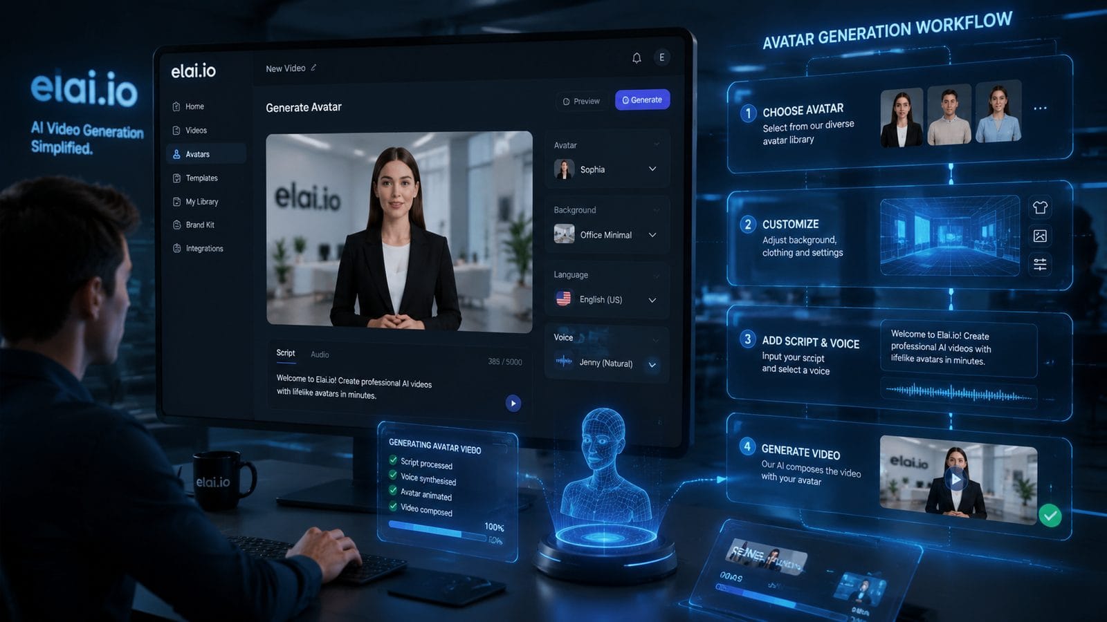 detailed review of elai io avatar quality workflow