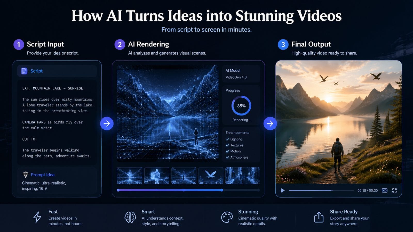 how to make tutorial videos with ai workflow