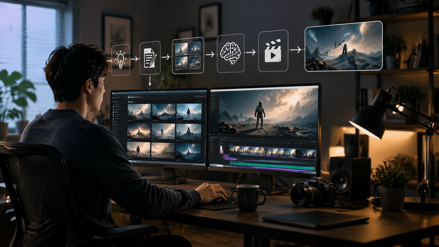 ai video generator for beginners guide workflow