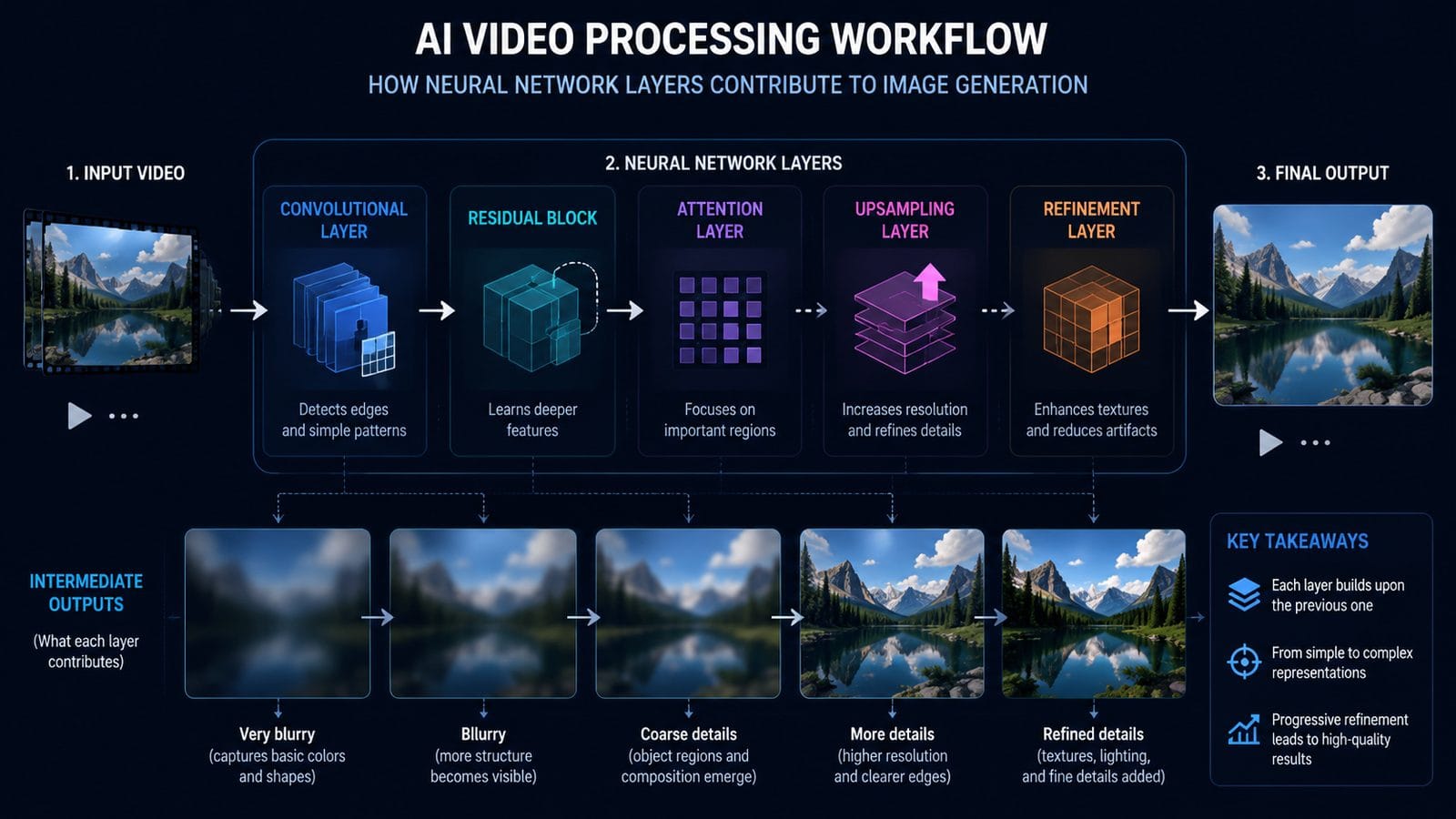 why does ai video look blurry workflow