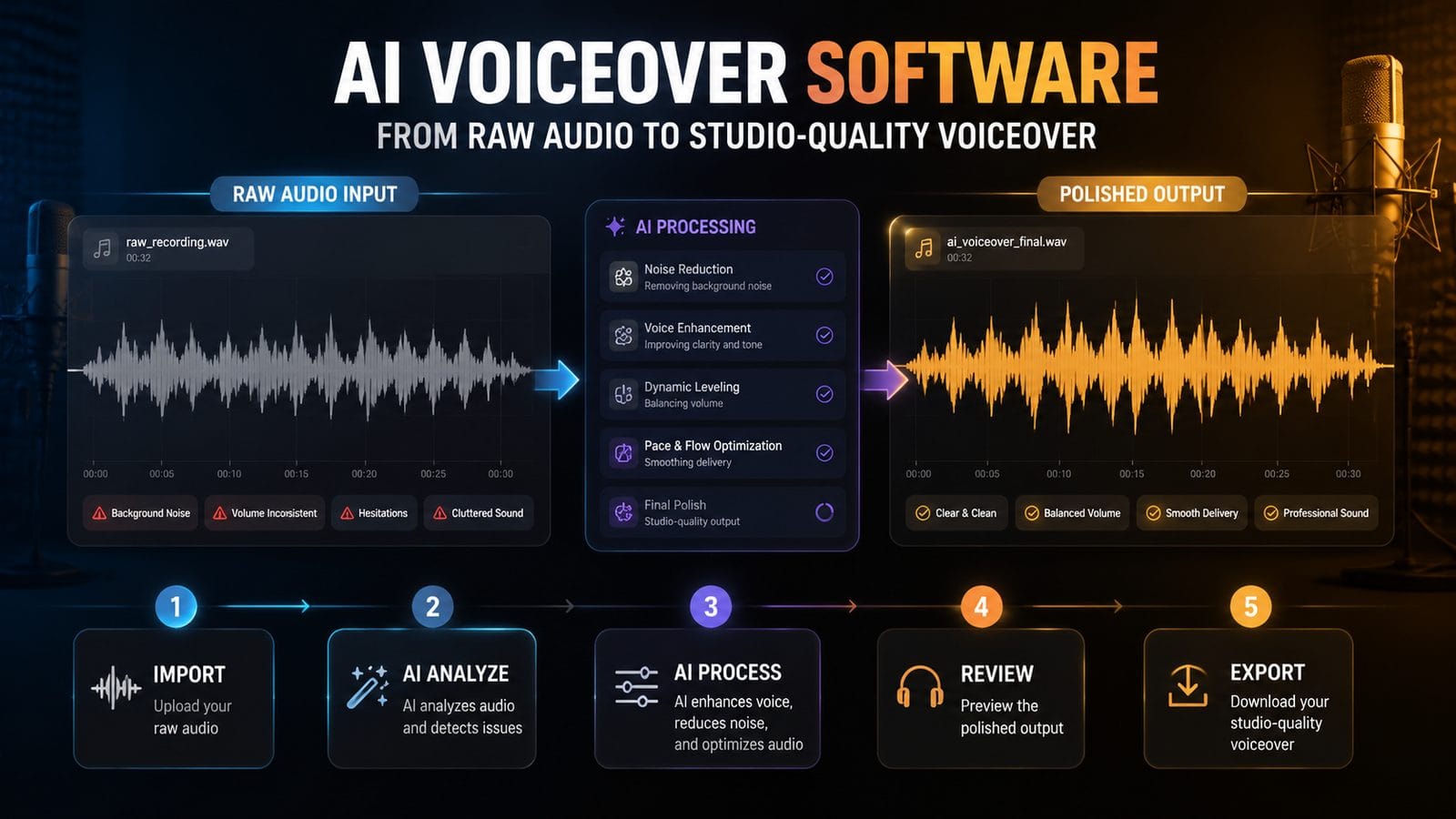 how to improve ai video voiceovers workflow