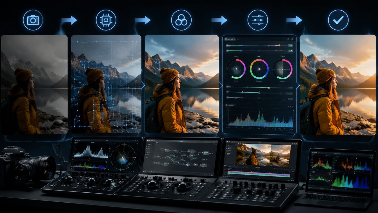 how to color correct videos with ai workflow