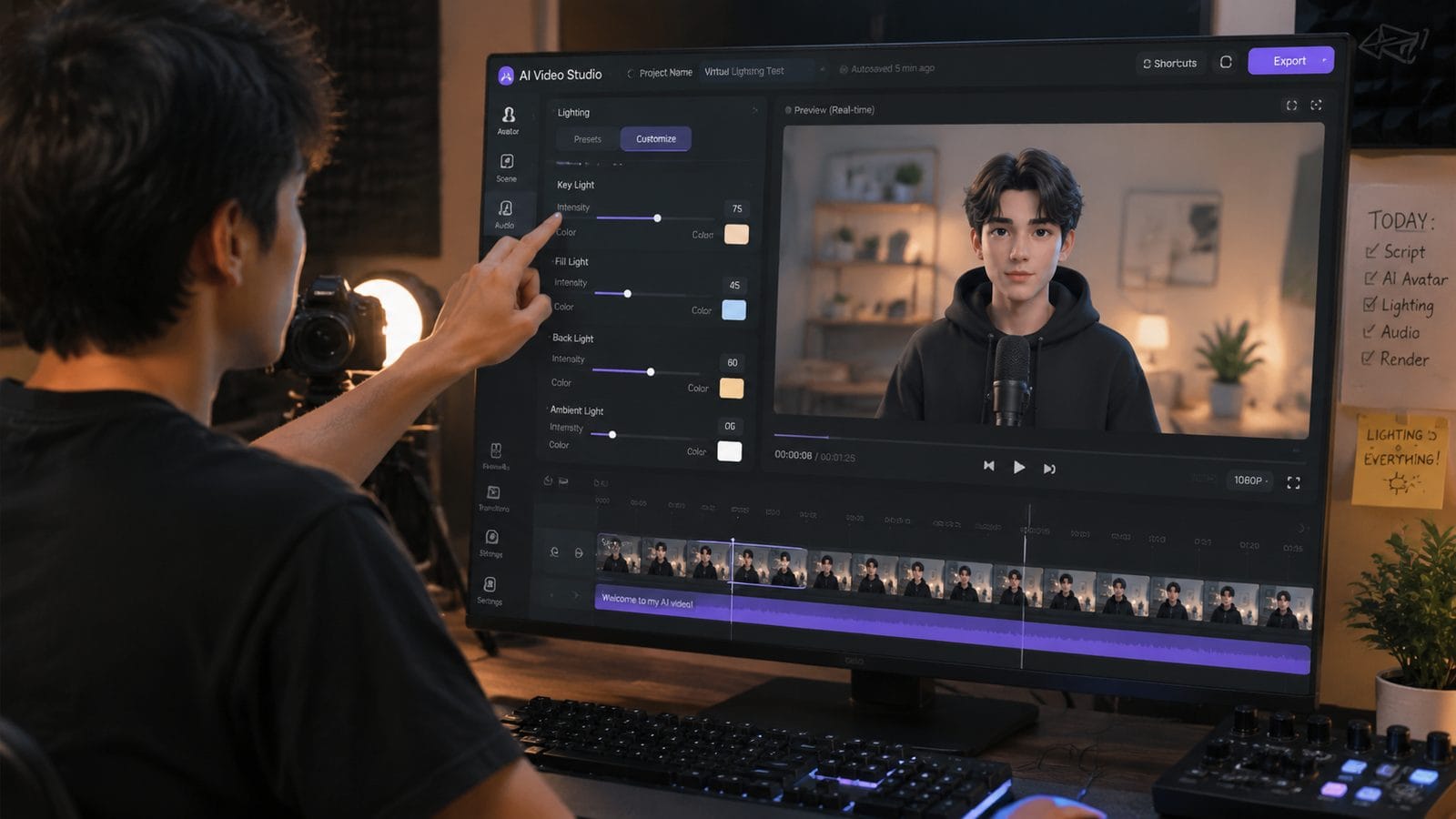 lighting mistakes in ai avatar videos workflow