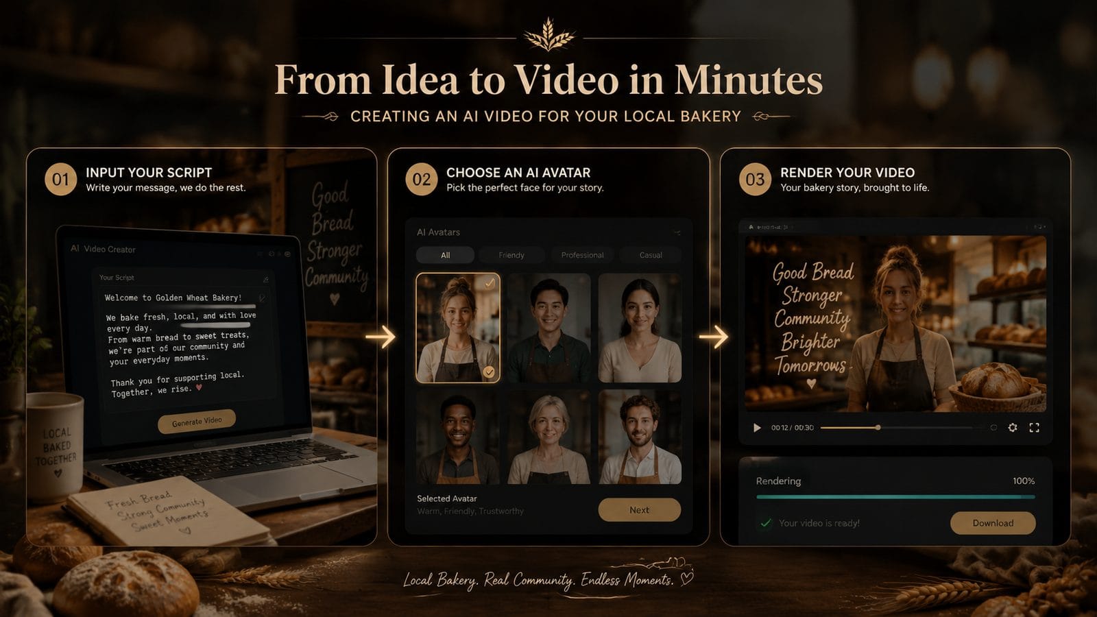 ai video for local business marketing workflow
