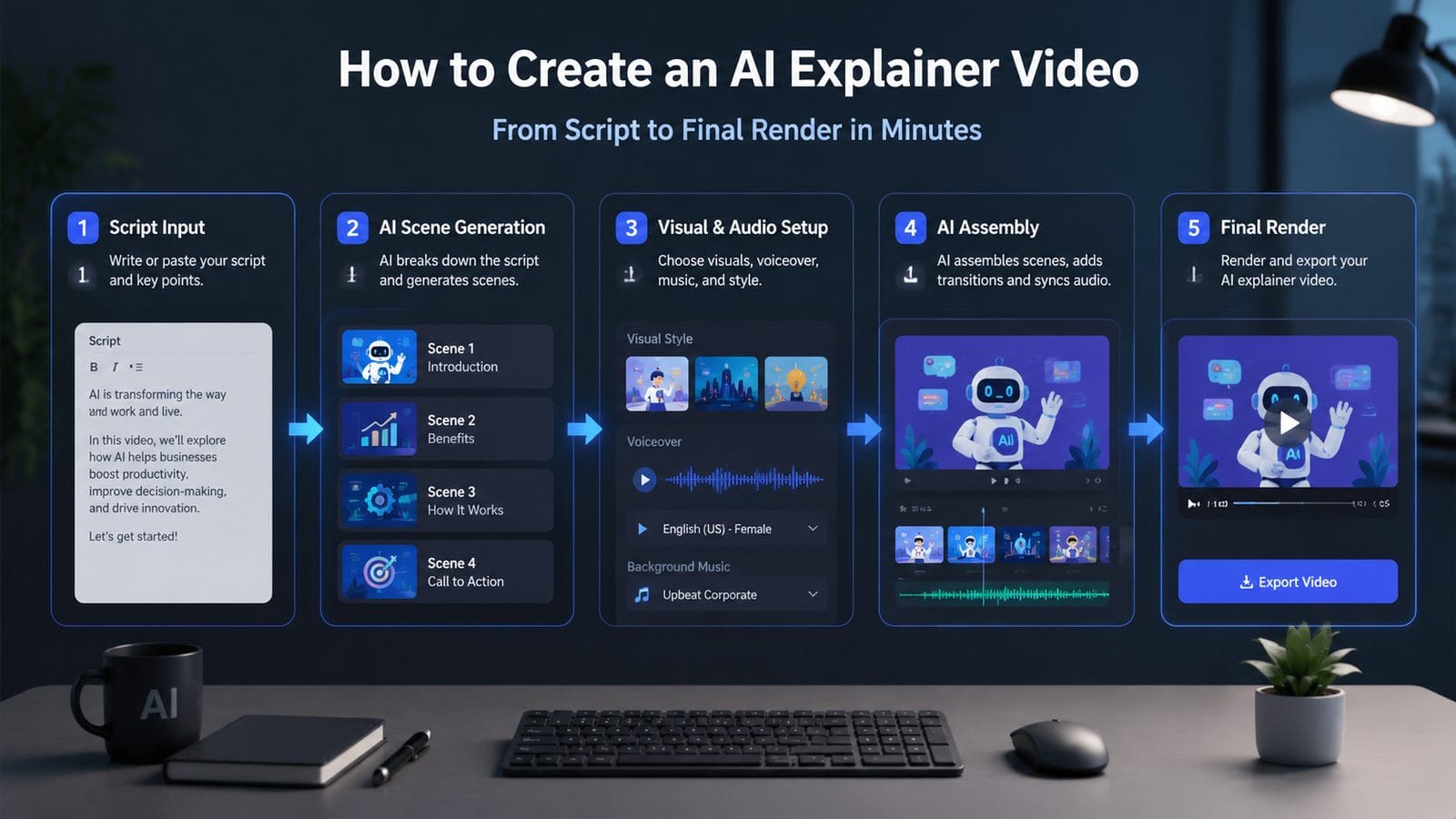 ai video for nonprofit explainer videos workflow