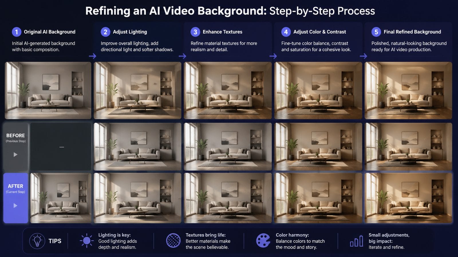 why ai video background looks fake workflow