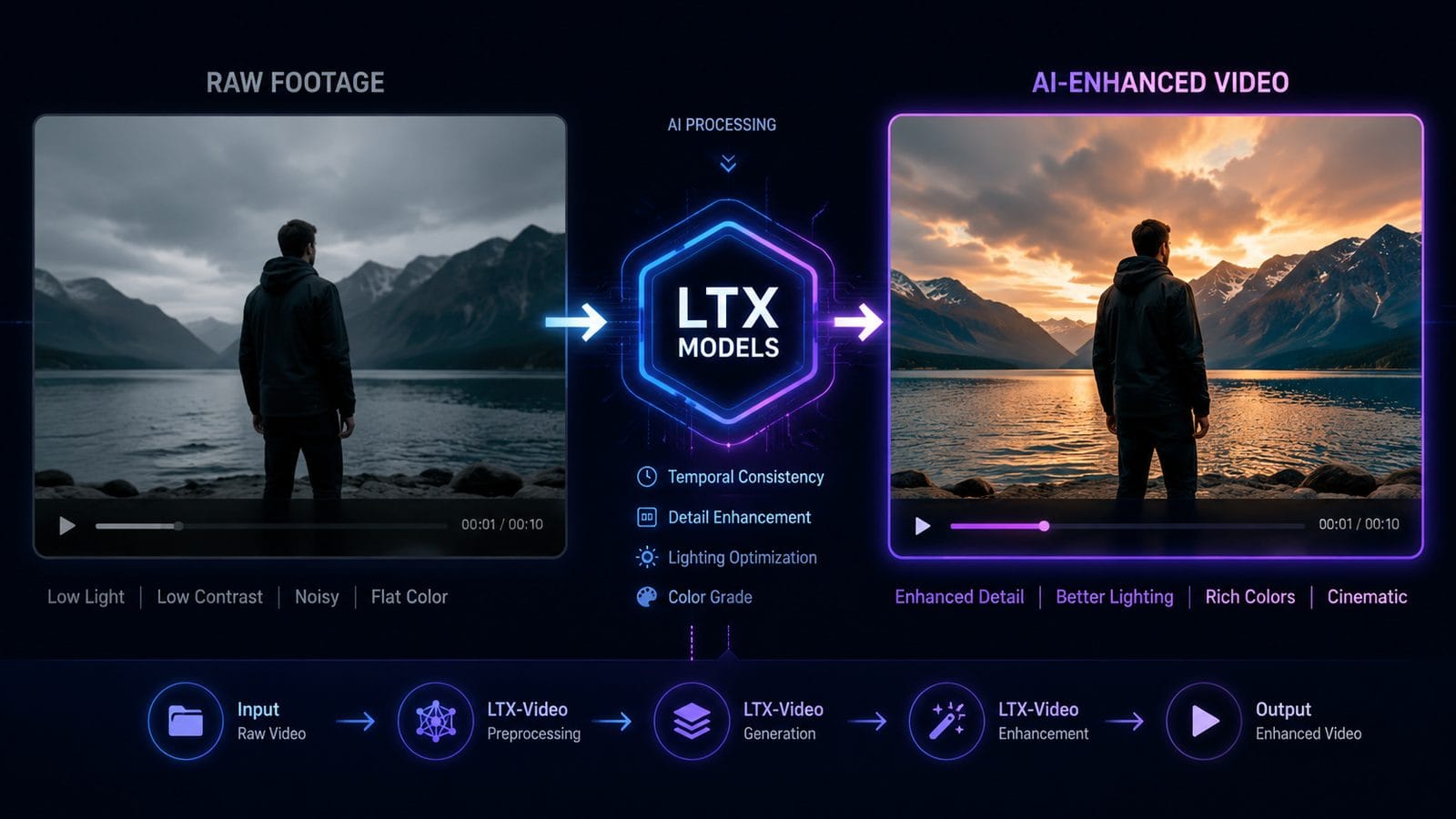 ltx open foundation video models workflow
