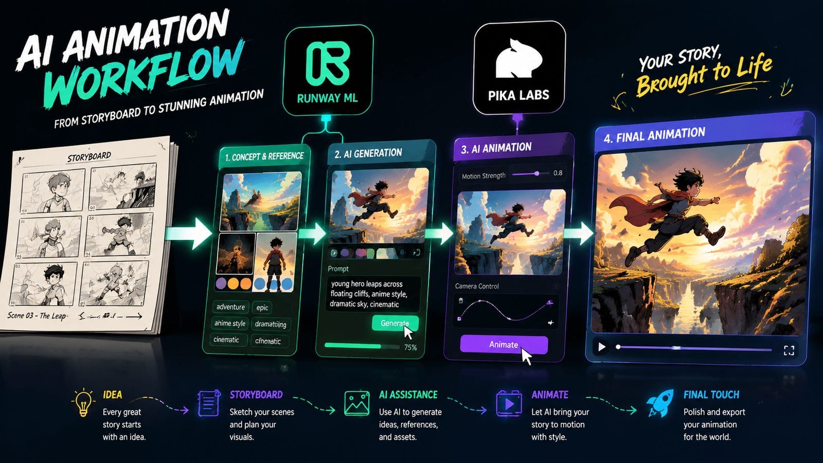 runway ml vs pika labs for animation workflow