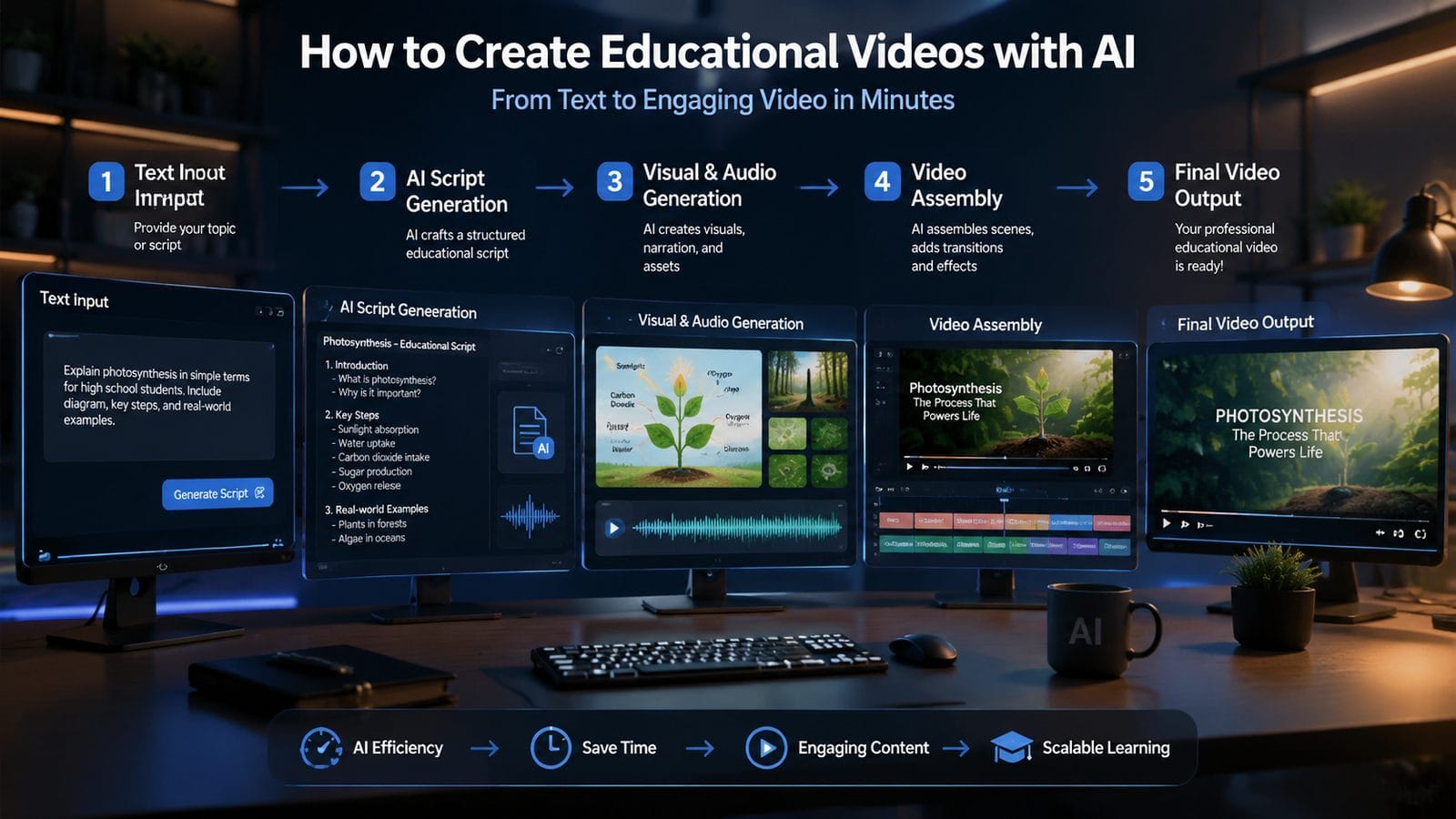 best text to video ai for education 2026 workflow