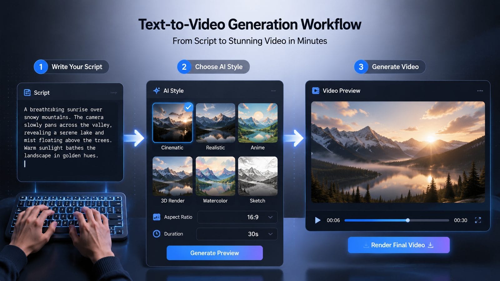 best text to video generator 2026 workflow