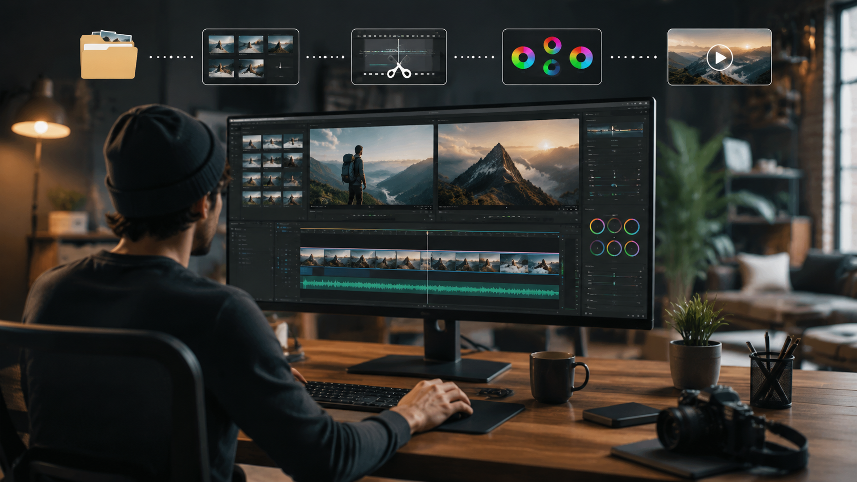free alternatives to expensive ai video editors workflow