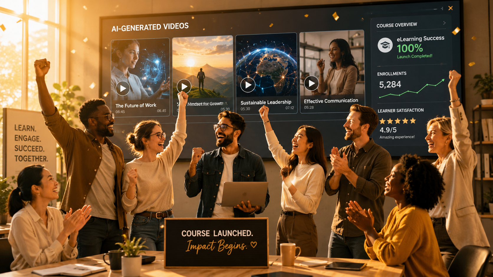 ai video generator for e-learning courses conclusion