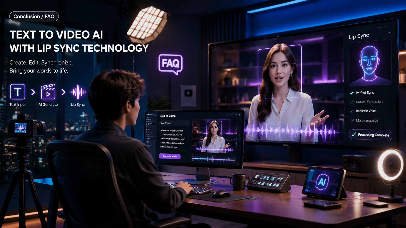 text to video ai with lip sync technology conclusion