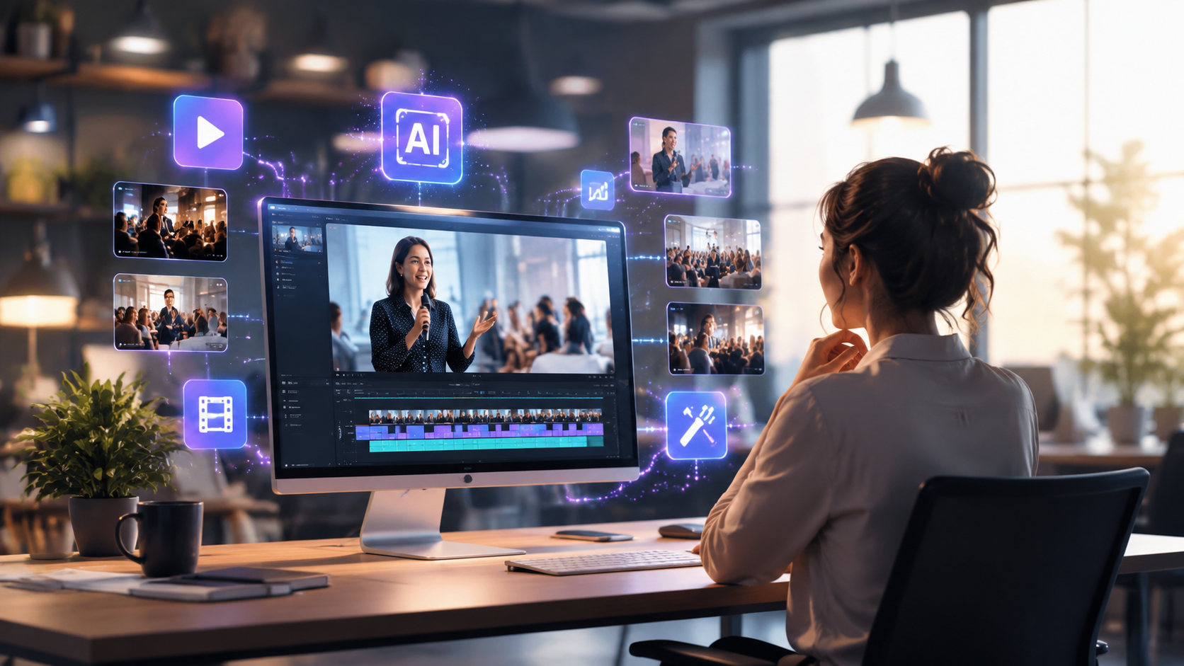 ai video editing for webinar highlights conclusion