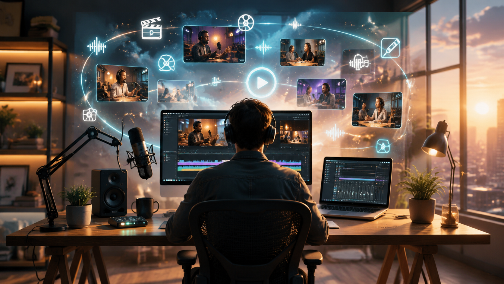 ai video generator for podcast highlights conclusion