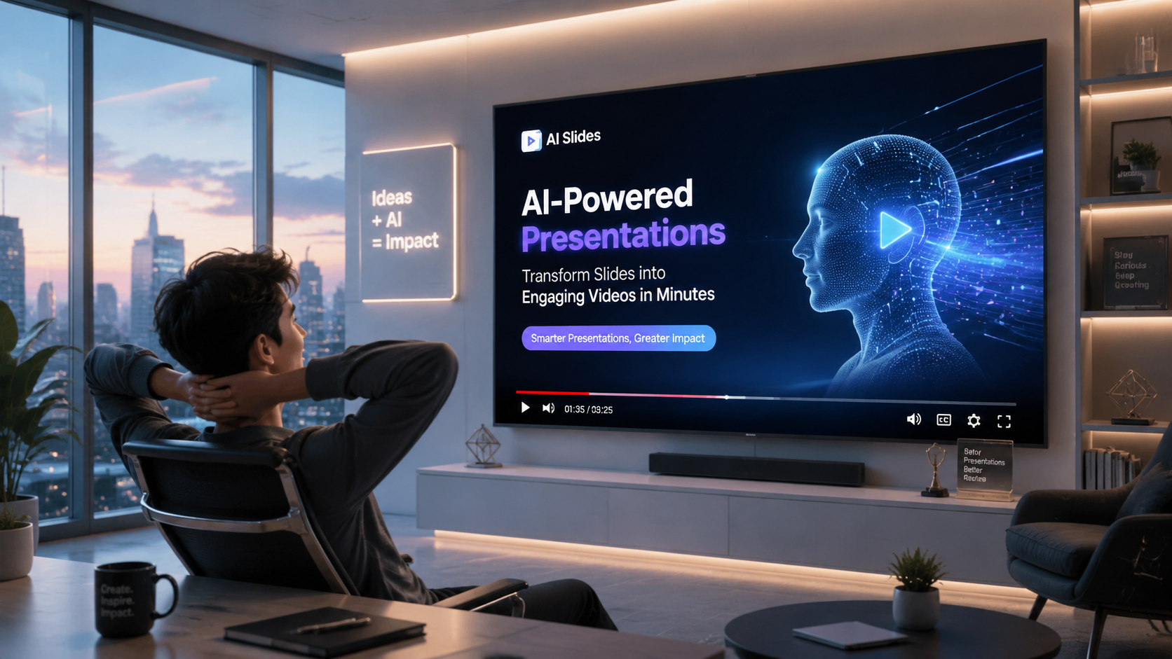 how to convert powerpoint to video with ai conclusion