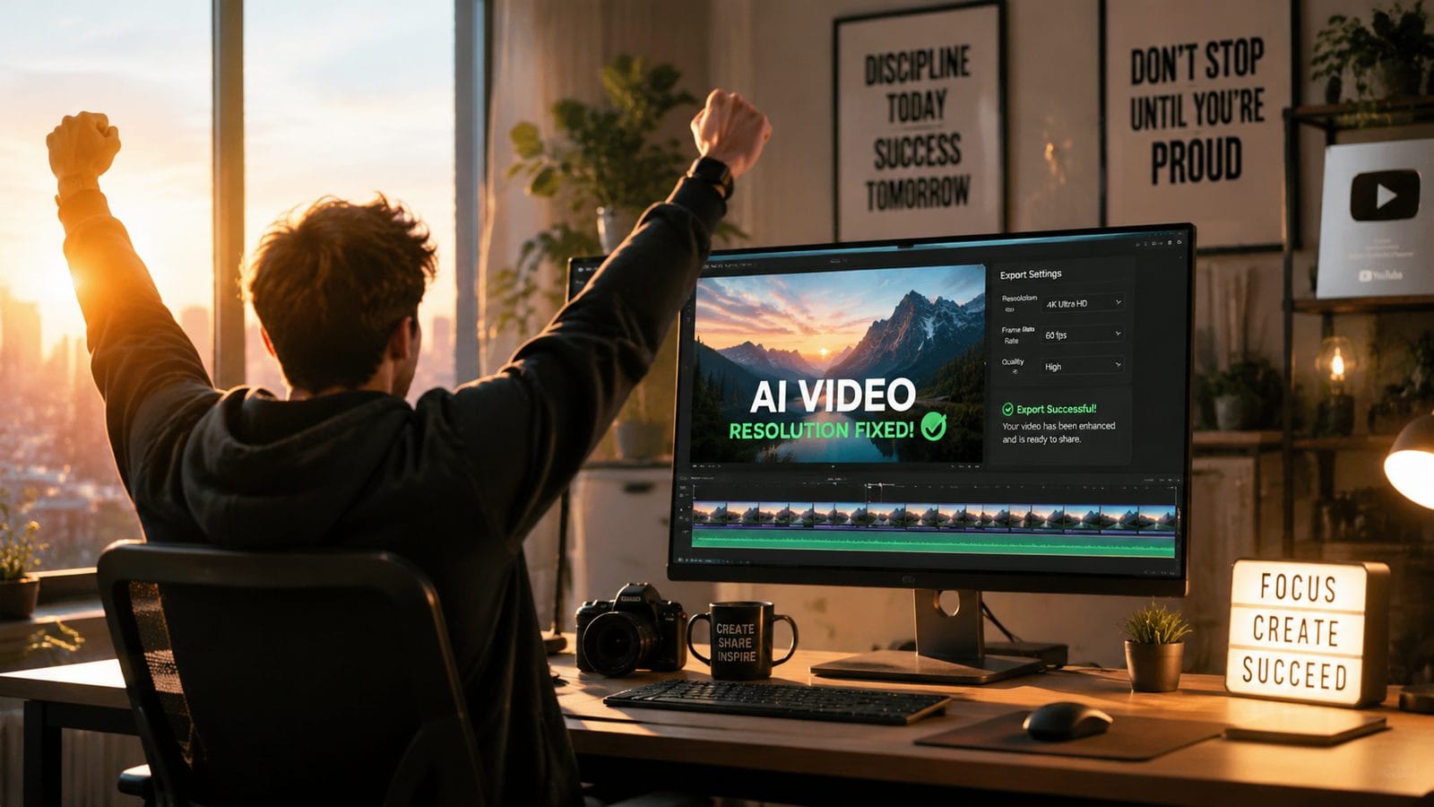 why my ai video has low resolution conclusion