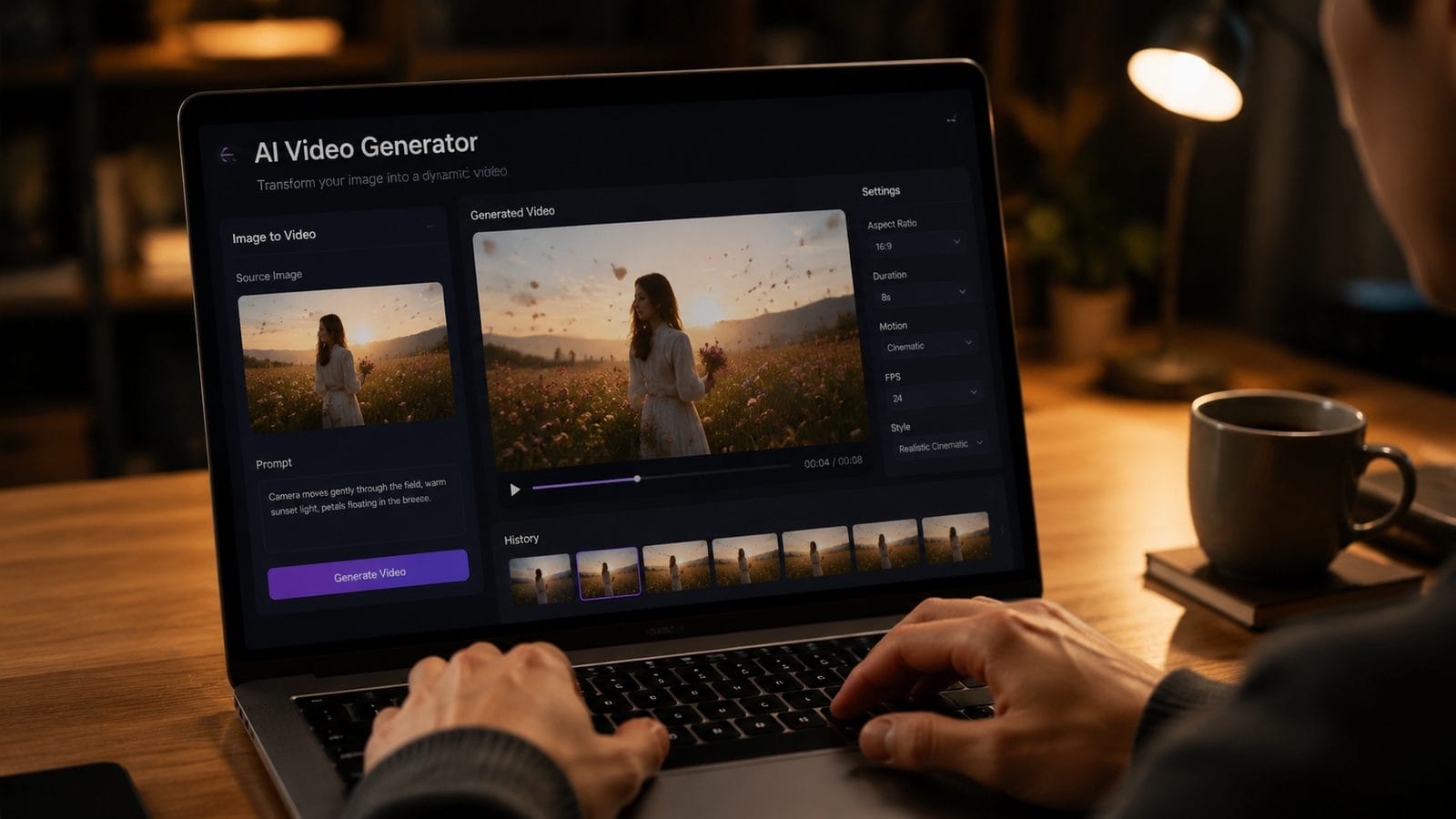 Illustration: ai image to video generator free