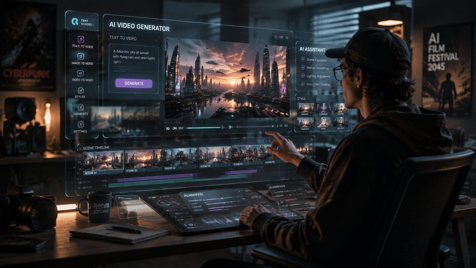 Illustration: top 15 ai video generators 2026