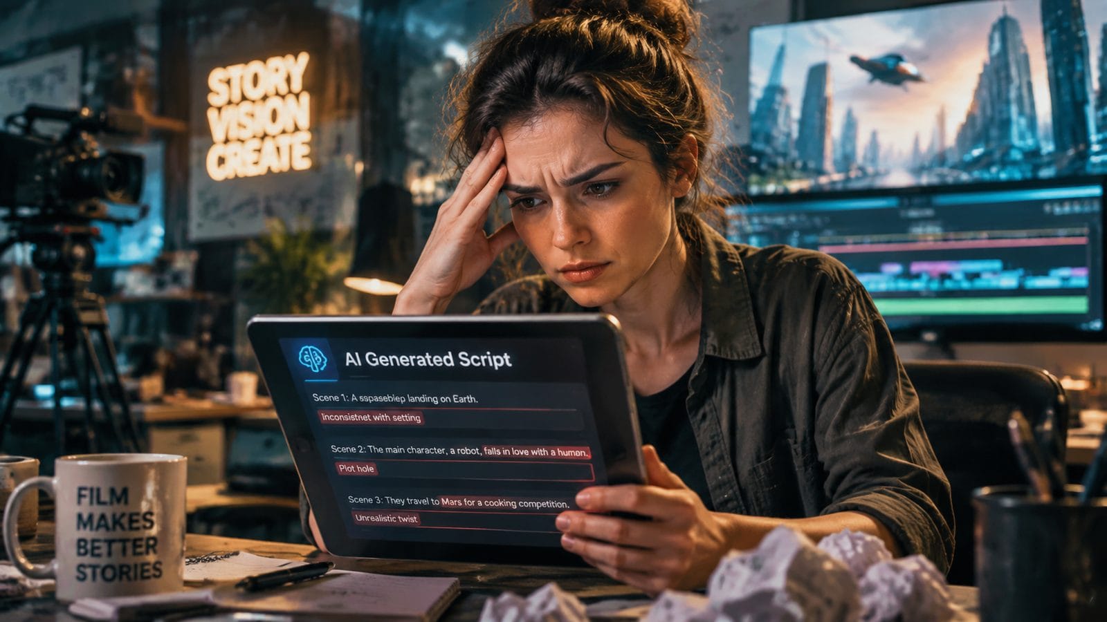 Illustration: mistakes to avoid in ai video scripts