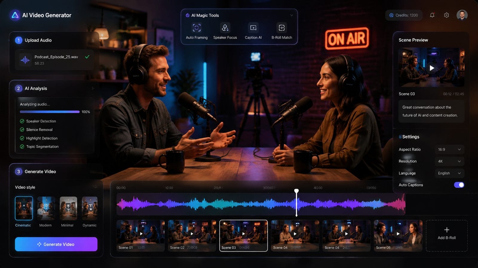 Illustration: best ai video generator for podcasts 2026