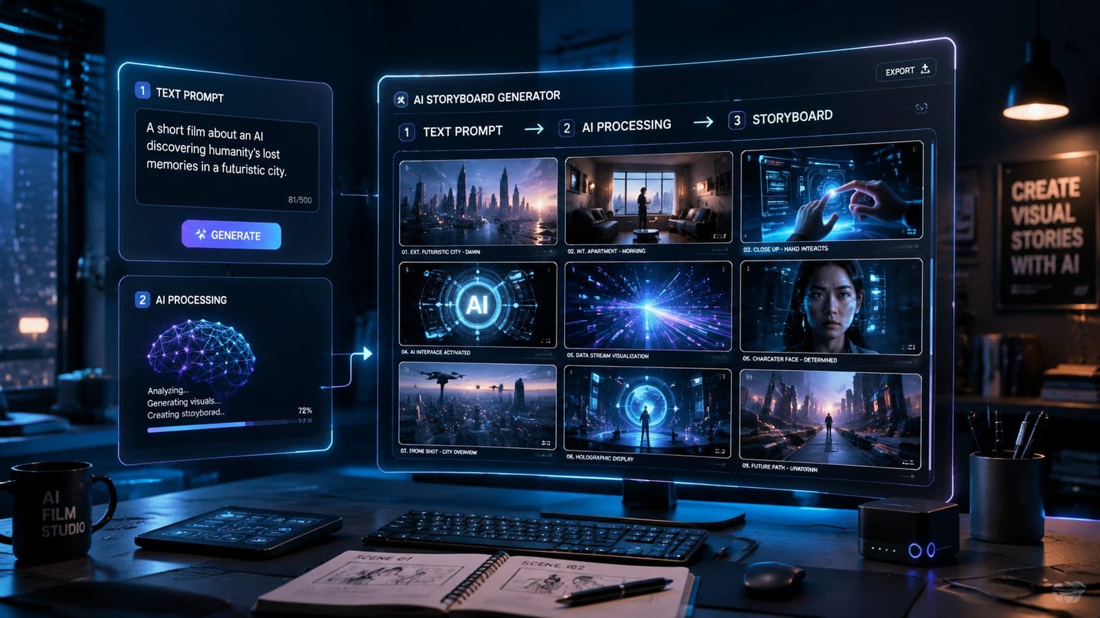 Illustration: best ai video models for text prompts