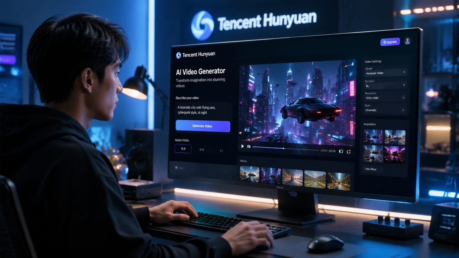 Illustration: Tencent Hunyuan video AI generator review