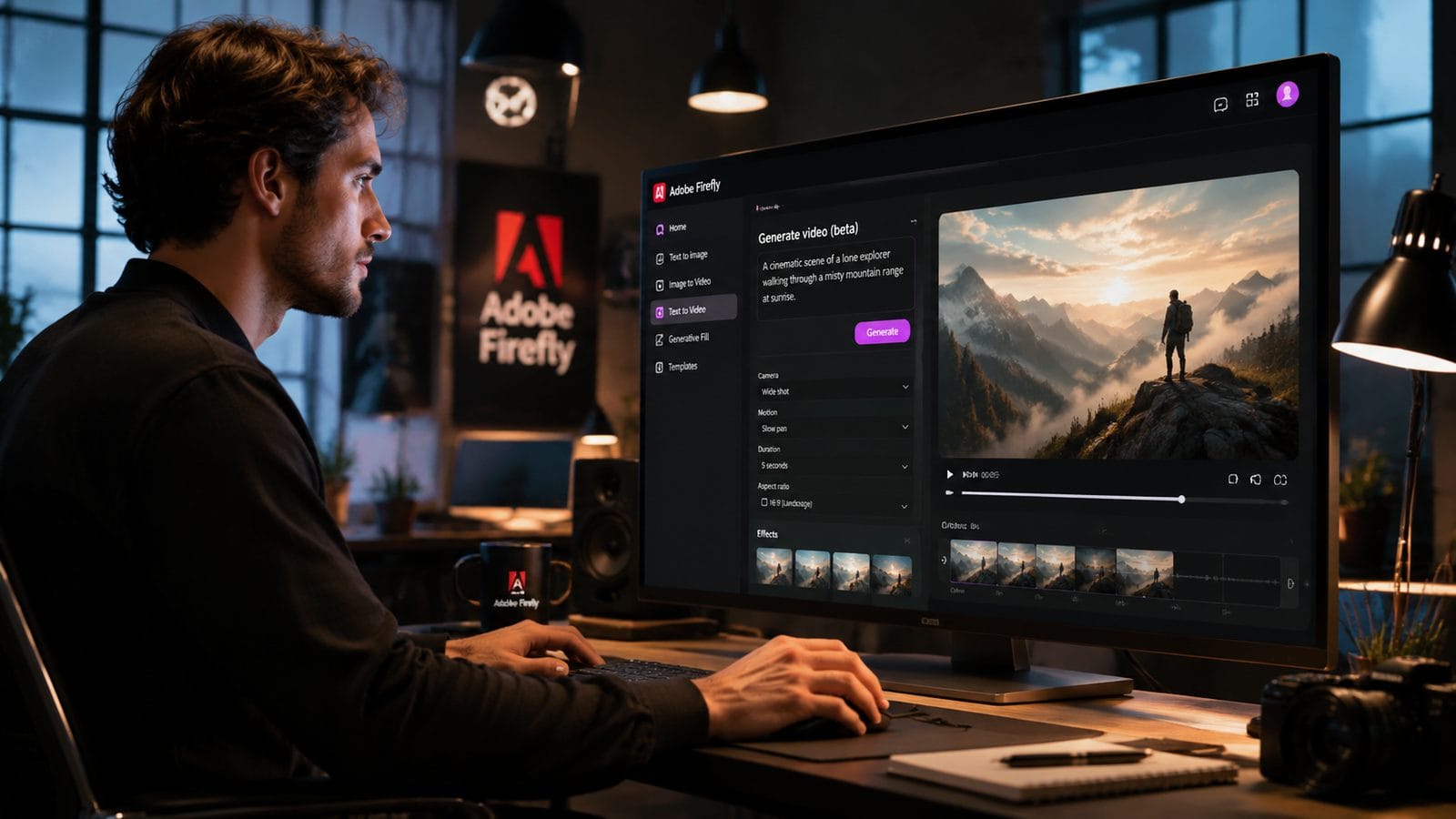 Illustration: adobe firefly ai video update