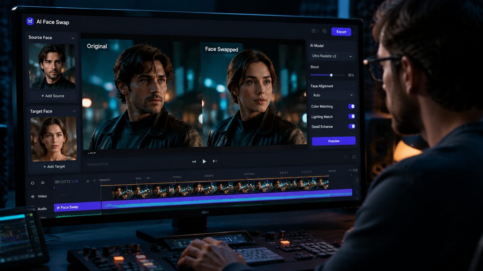 Illustration: best ai face swap video editor