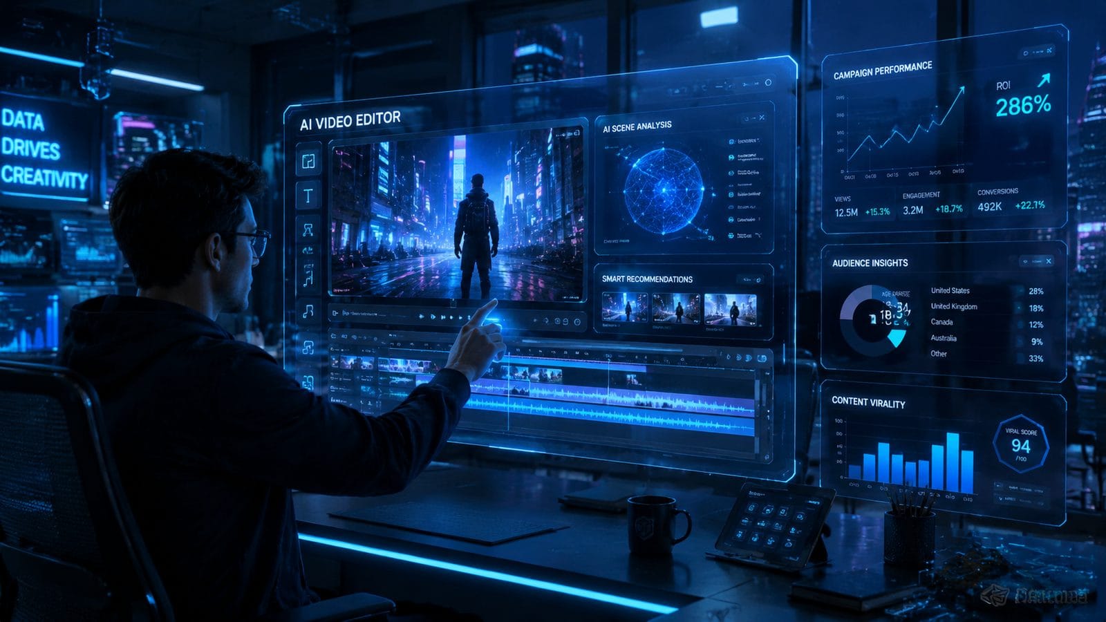 Illustration: ai video marketing platforms