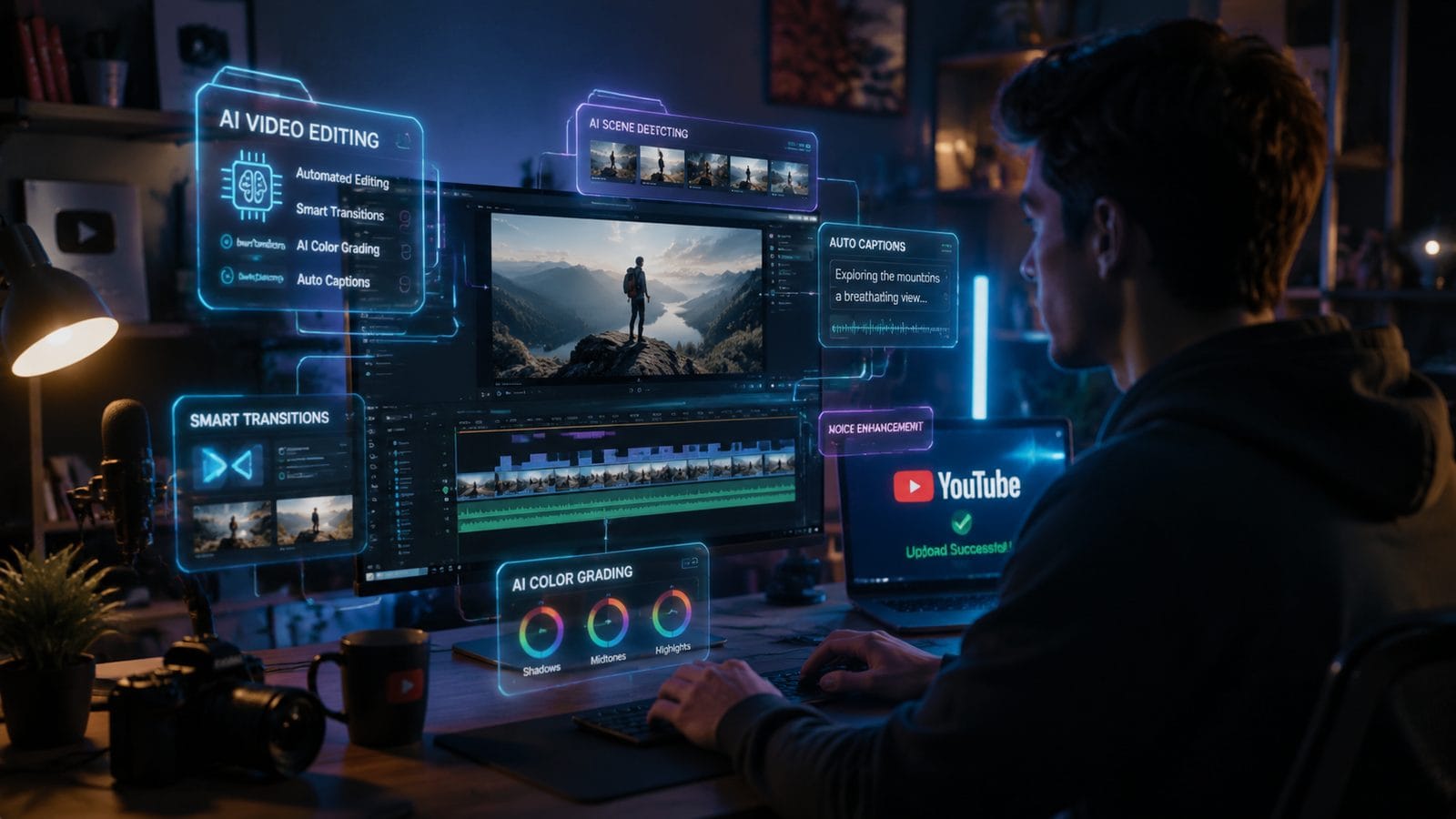 Illustration: automating youtube videos with ai workflow