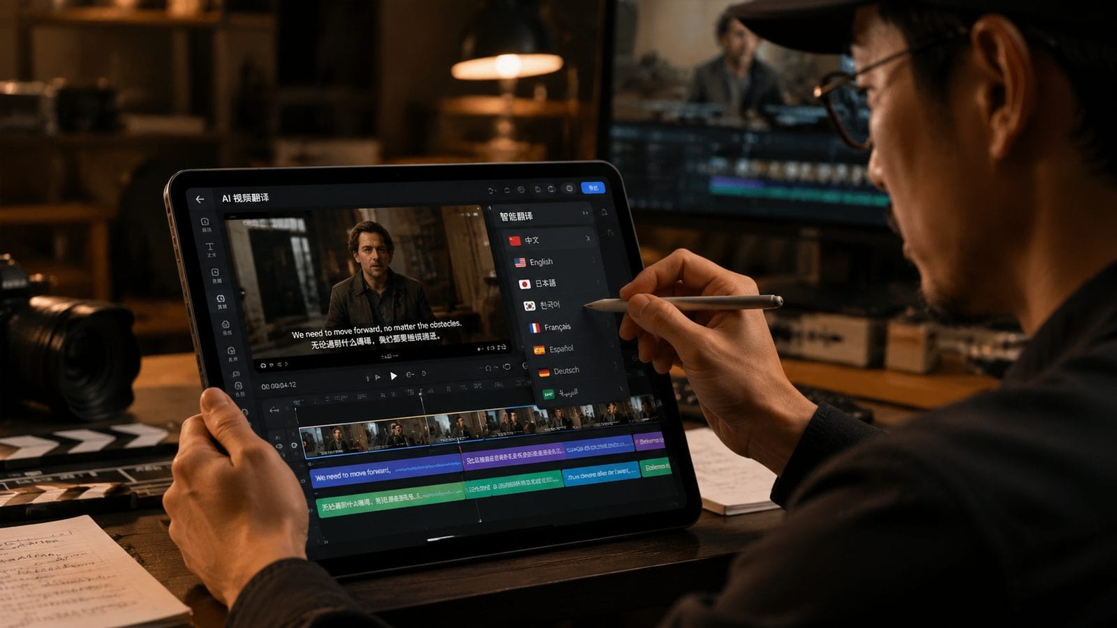 Illustration: best ai translation for video content