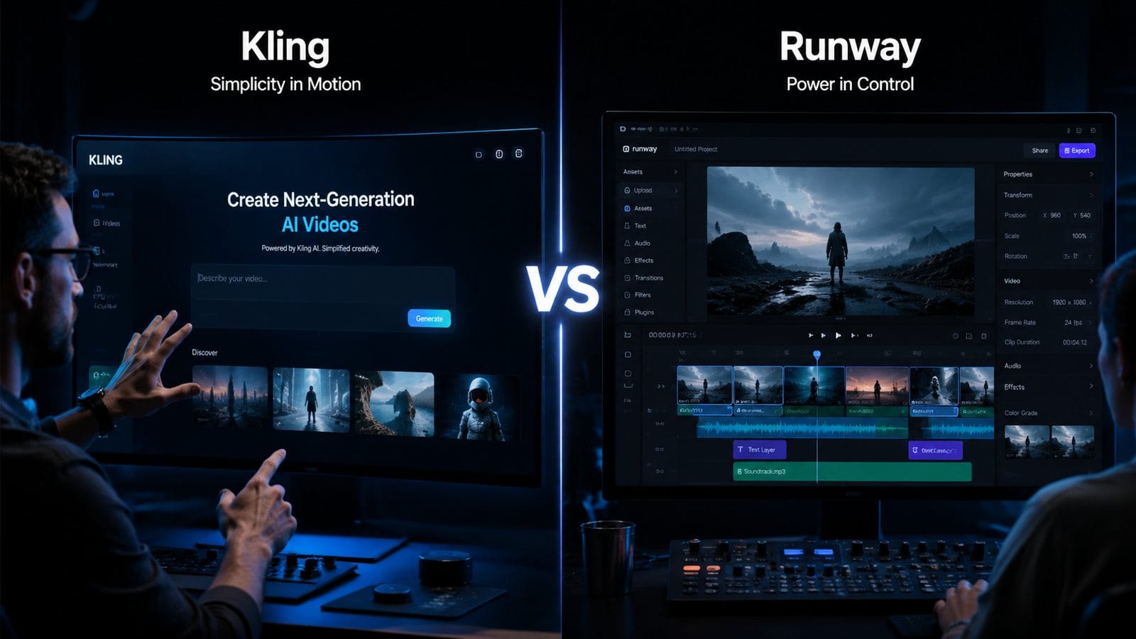 Illustration: Kling vs Runway AI video 2026 comparison